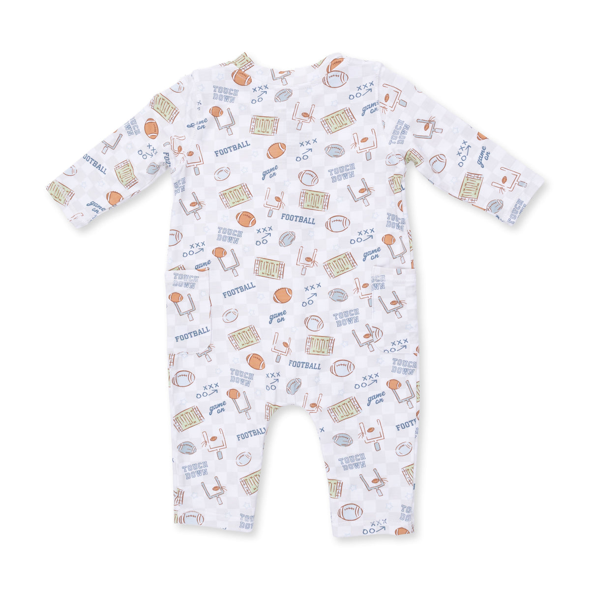 Football Check - Uni Romper by Angel Dear (view 3 of 3)