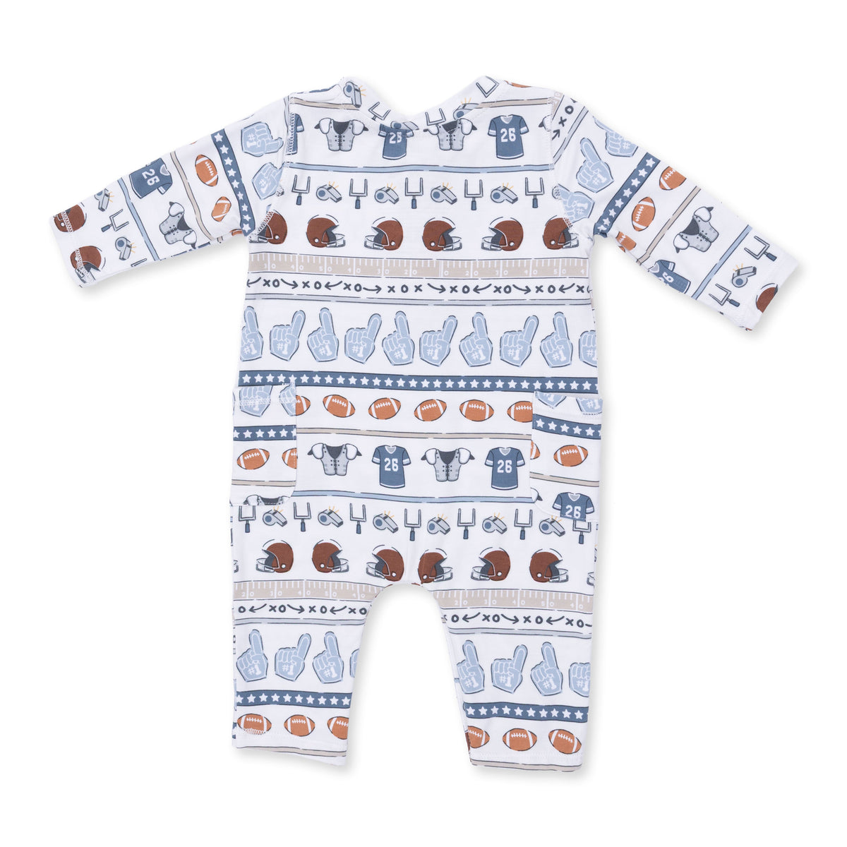 Football Stripe - Uni Romper by Angel Dear (view 3 of 5)