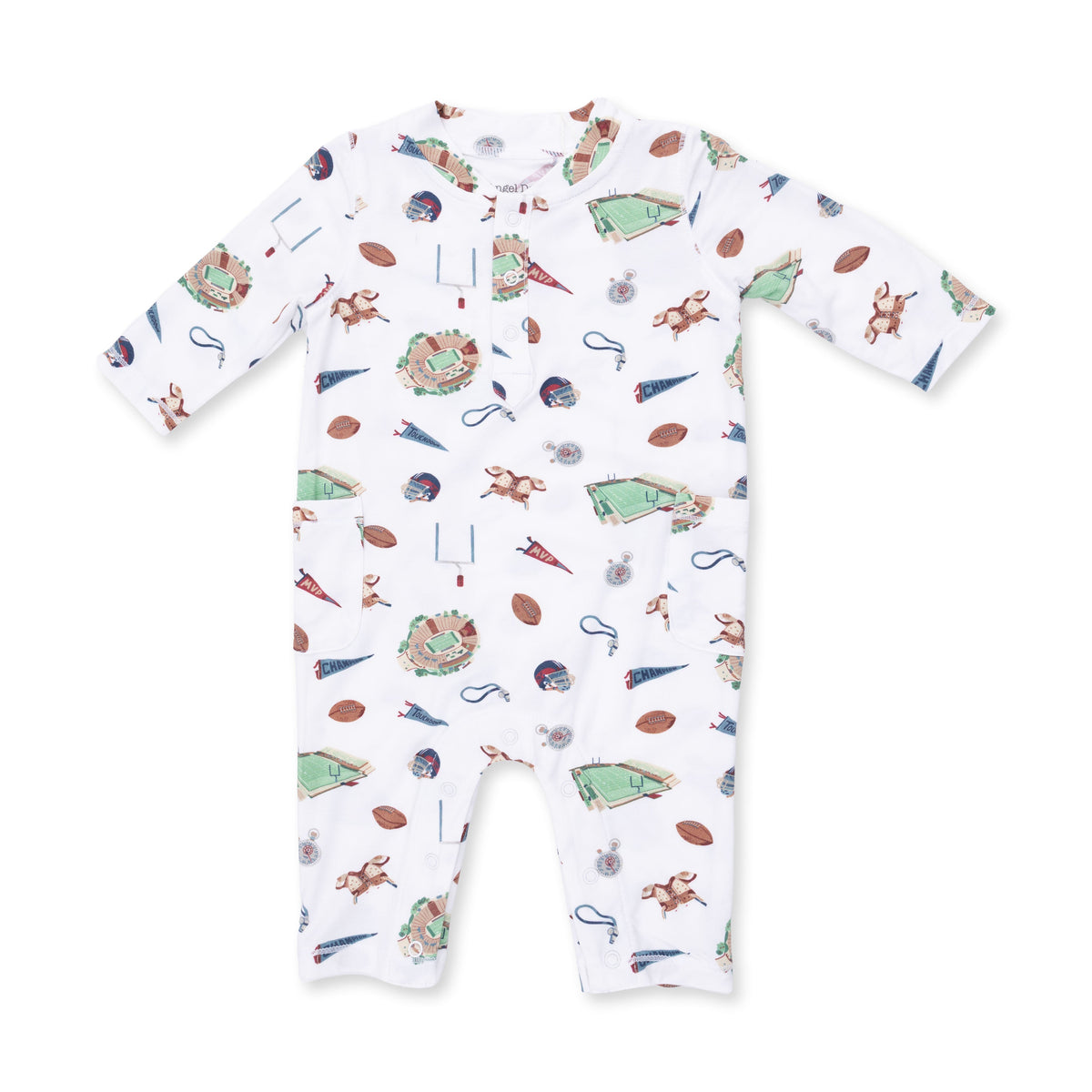 Vintage Football - Uni Romper by Angel Dear