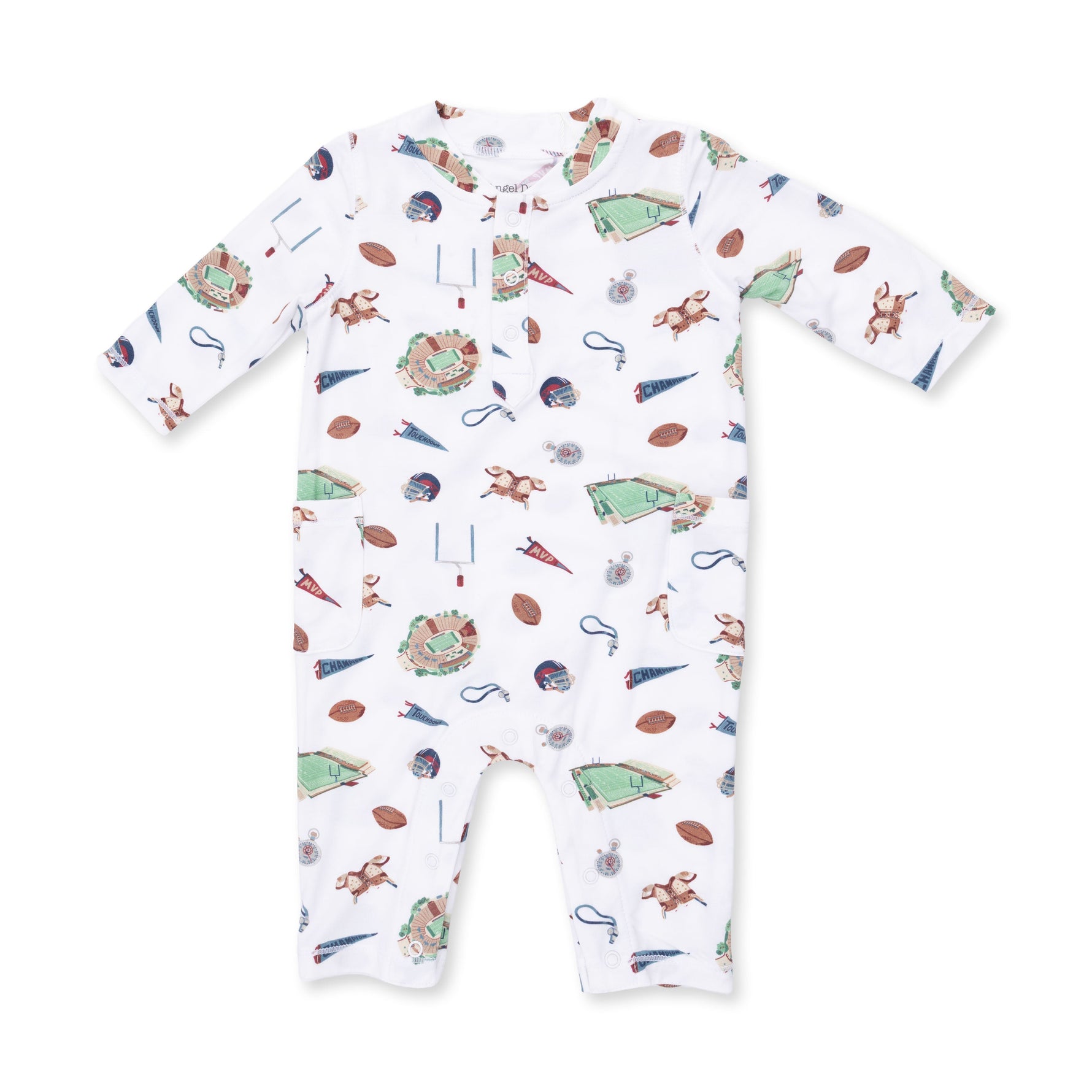 Vintage Football - Uni Romper by Angel Dear