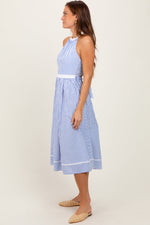 Halter Maternity Midi Dress - Tie Back Cutout by PinkBlush (view 2 of 3)