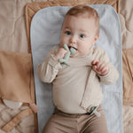 Linen Pacifier Clip, 2-Pack by Mushie