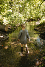 Gracie Sweatdress - Grey by Crew Kids NY (view 6 of 8)