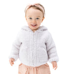 Super Soft Chenille Hooded Jacket - Natural by Angel Dear