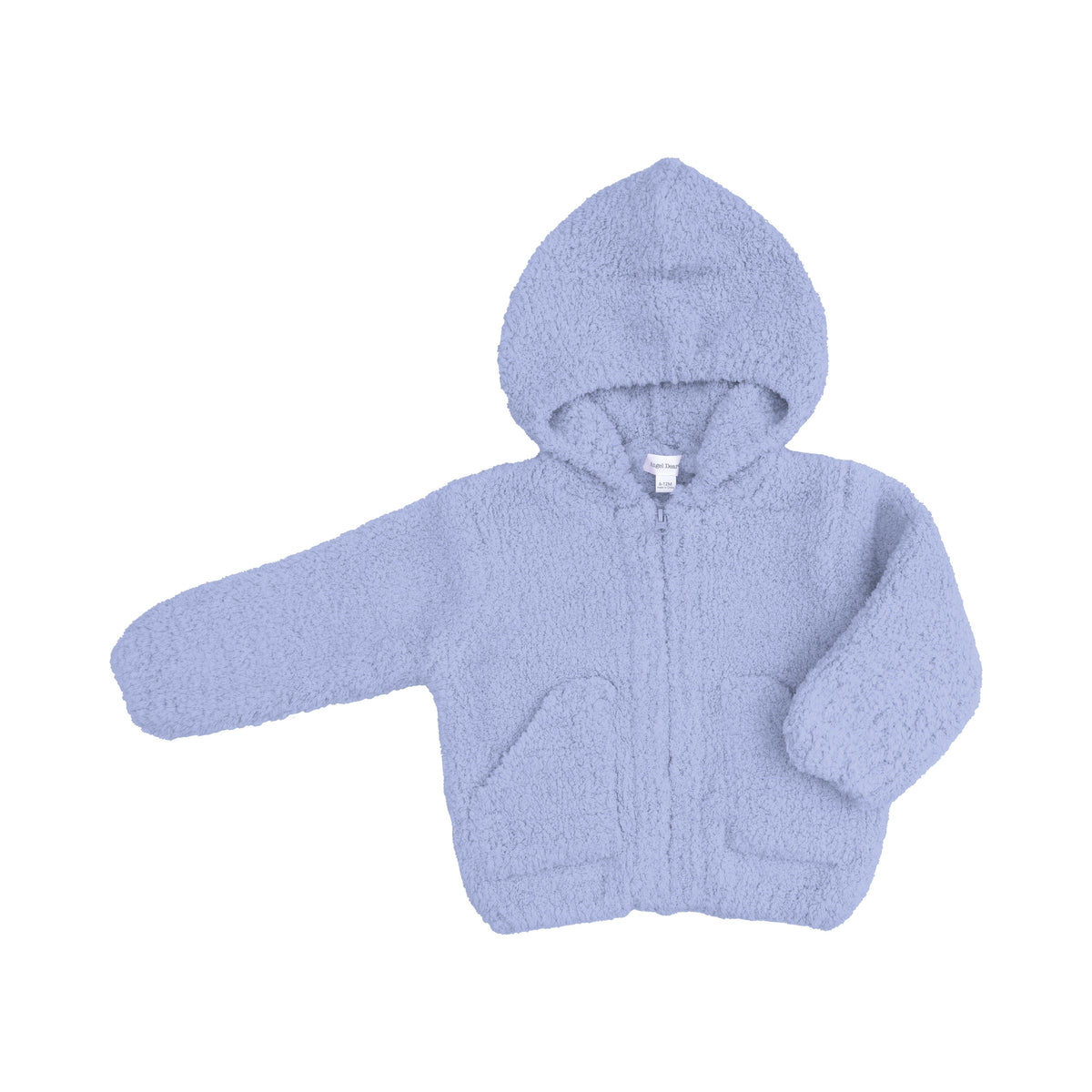 Soft Chenille Zip-Front Hooded Jacket by Angel Dear