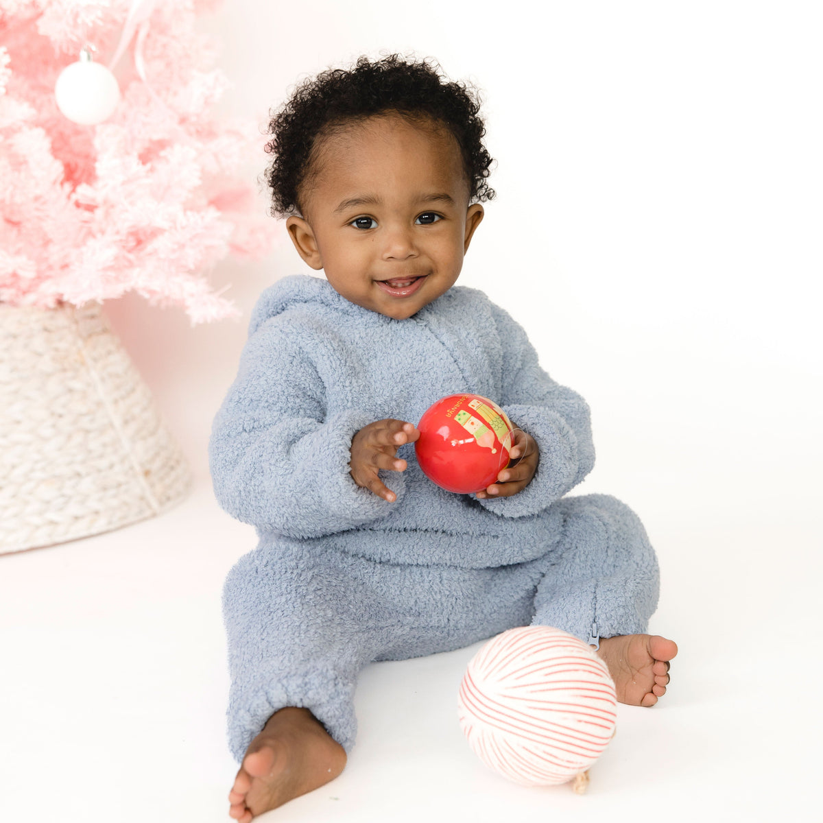 Chenille Hooded Baby & Toddler Romper by Angel Dear