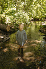 Gracie Sweatdress - Grey by Crew Kids NY (view 7 of 8)