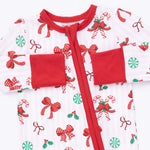 Bows & Candy Canes - Convertible Romper by Angel Dear