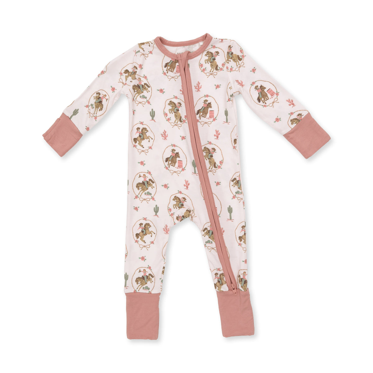 Viscose from Bamboo Convertible Romper - Cowgirl Cameos by Angel Dear (view 2 of 4)