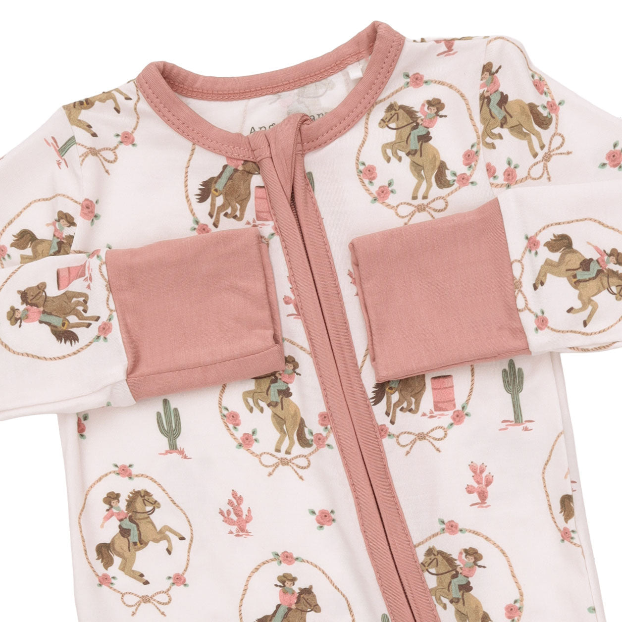 Viscose from Bamboo Convertible Romper - Cowgirl Cameos by Angel Dear (view 4 of 4)
