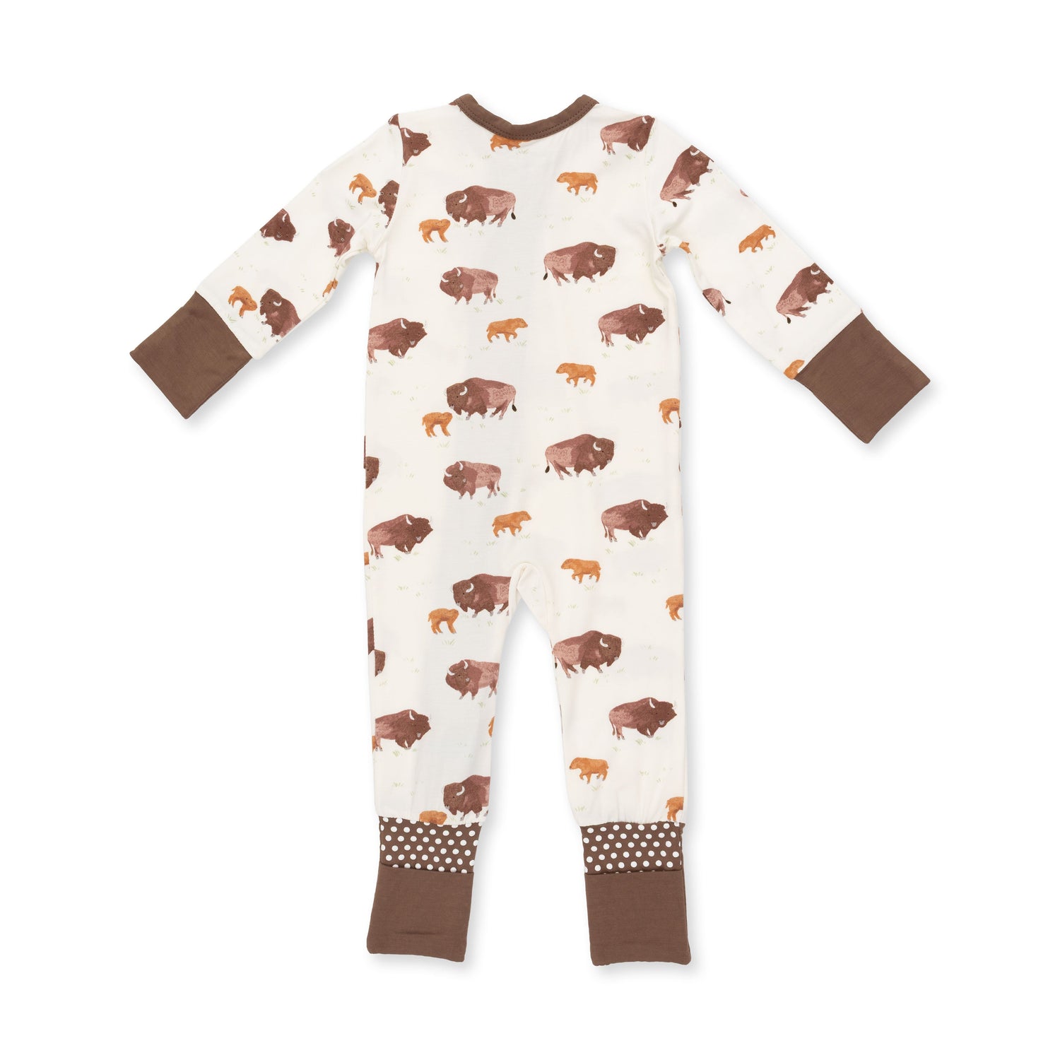 Viscose from Bamboo Convertible Romper - American Buffalo by Angel Dear (view 2 of 3)