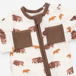Viscose from Bamboo Convertible Romper - American Buffalo by Angel Dear (view 3 of 3)