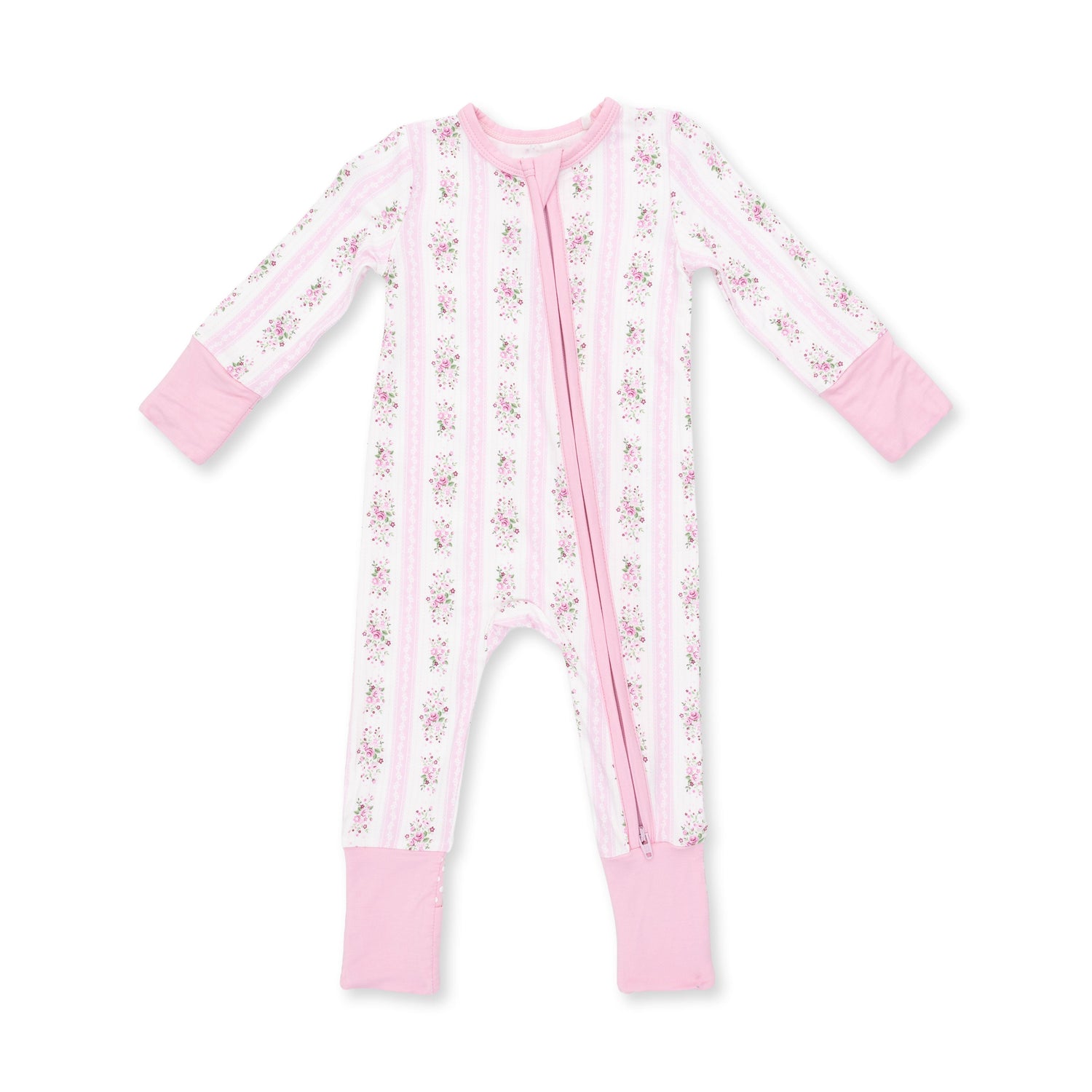 Bella Rose Stripe - Convertible Romper