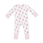 Christmas Teddy Bears Pink - Convertible Romper by Angel Dear