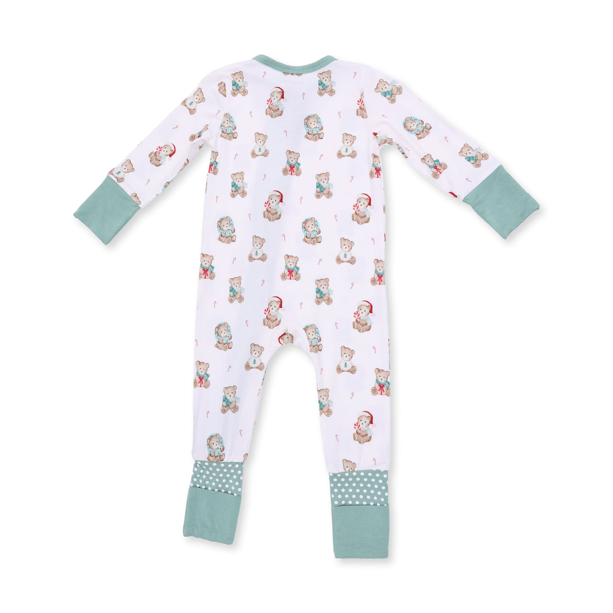 Christmas Teddy Bears Uni - Convertible Romper by Angel Dear