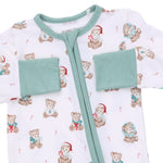 Christmas Teddy Bears Uni - Convertible Romper by Angel Dear