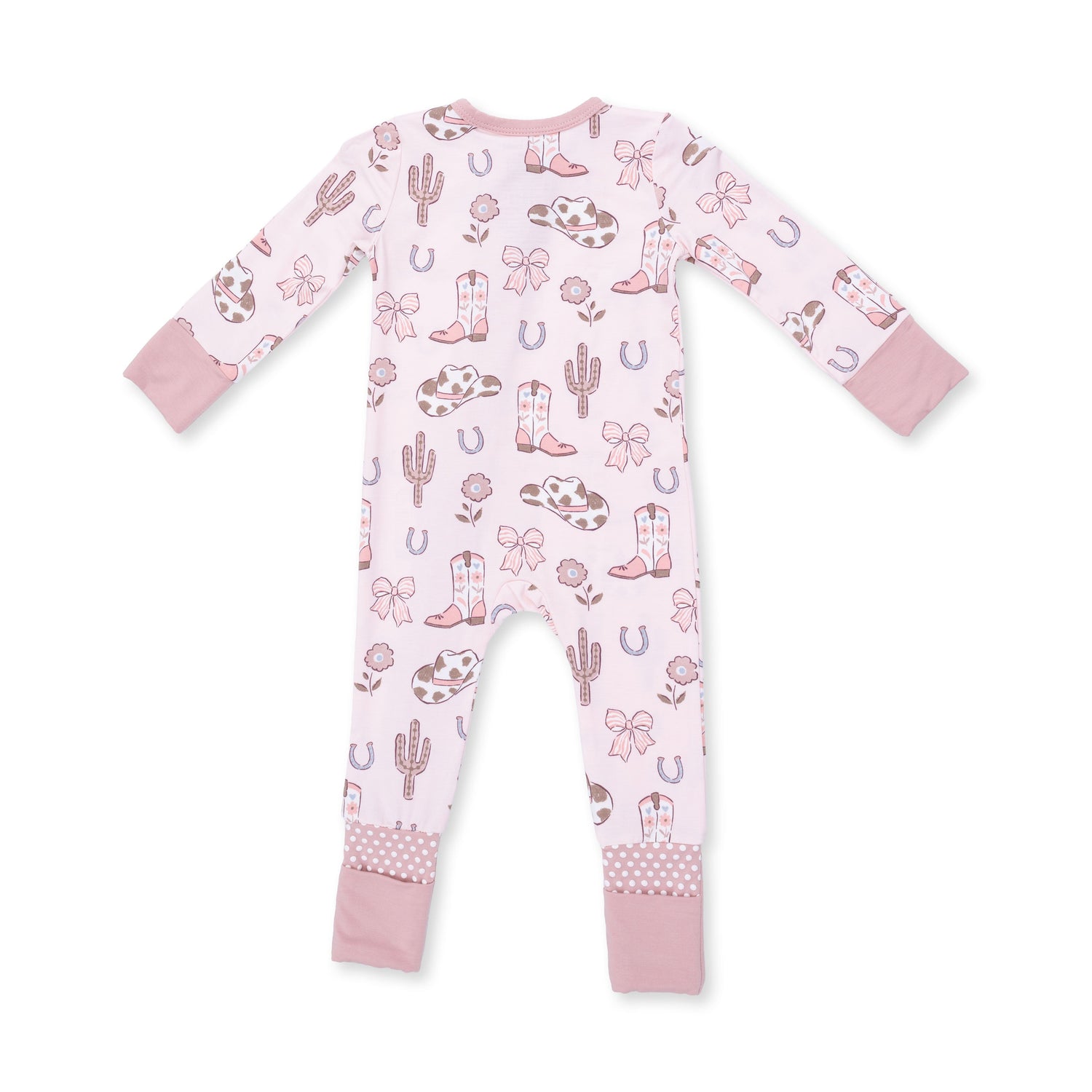 Viscose from Bamboo Convertible Romper - Cowgirl Boots by Angel Dear (view 2 of 3)