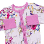 Viscose from Bamboo Convertible Romper - Dahlia Floral by Angel Dear (view 4 of 4)