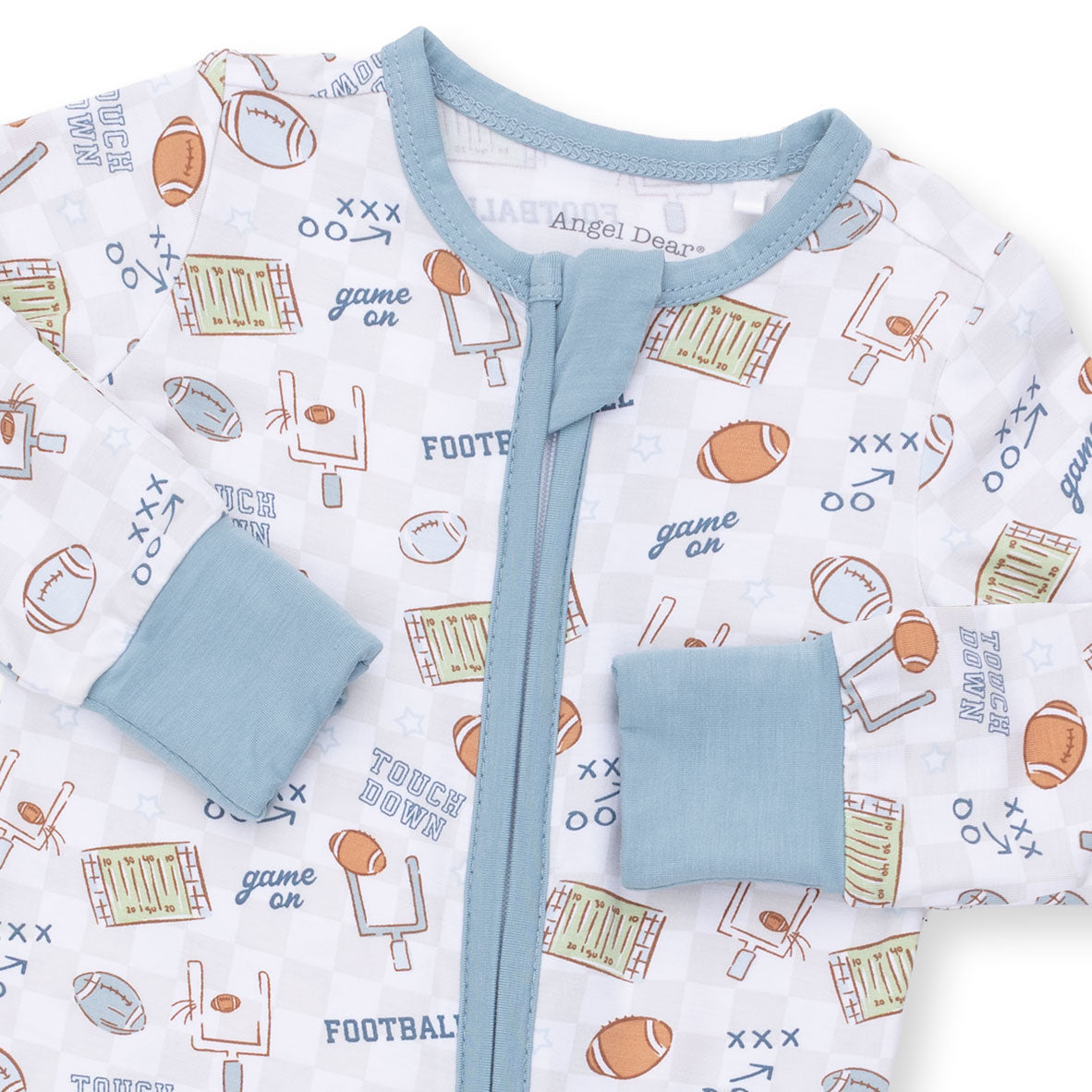 Football Check - Convertible Romper by Angel Dear (view 4 of 4)