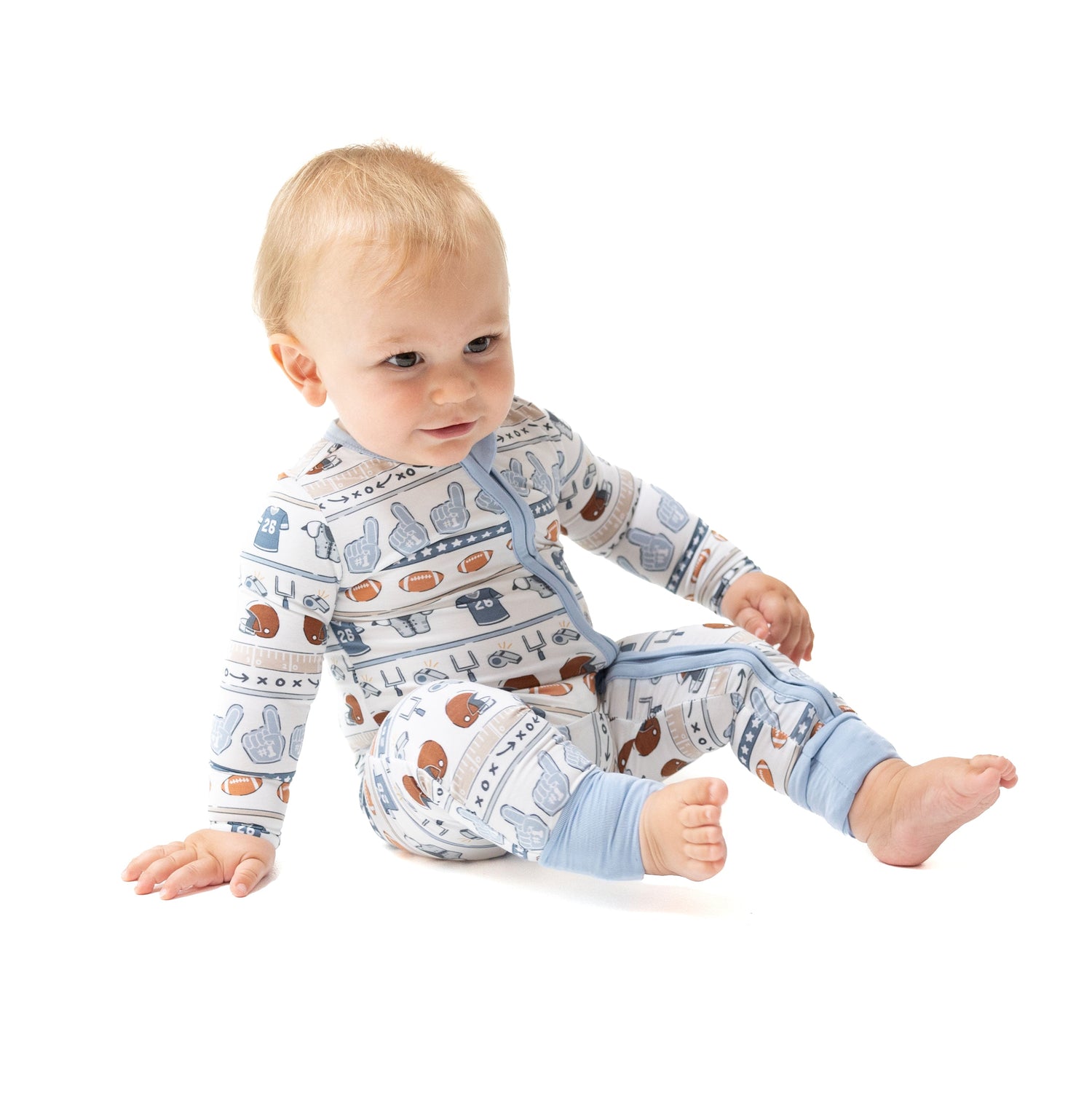Football Stripe - Convertible Romper by Angel Dear (view 1 of 4)