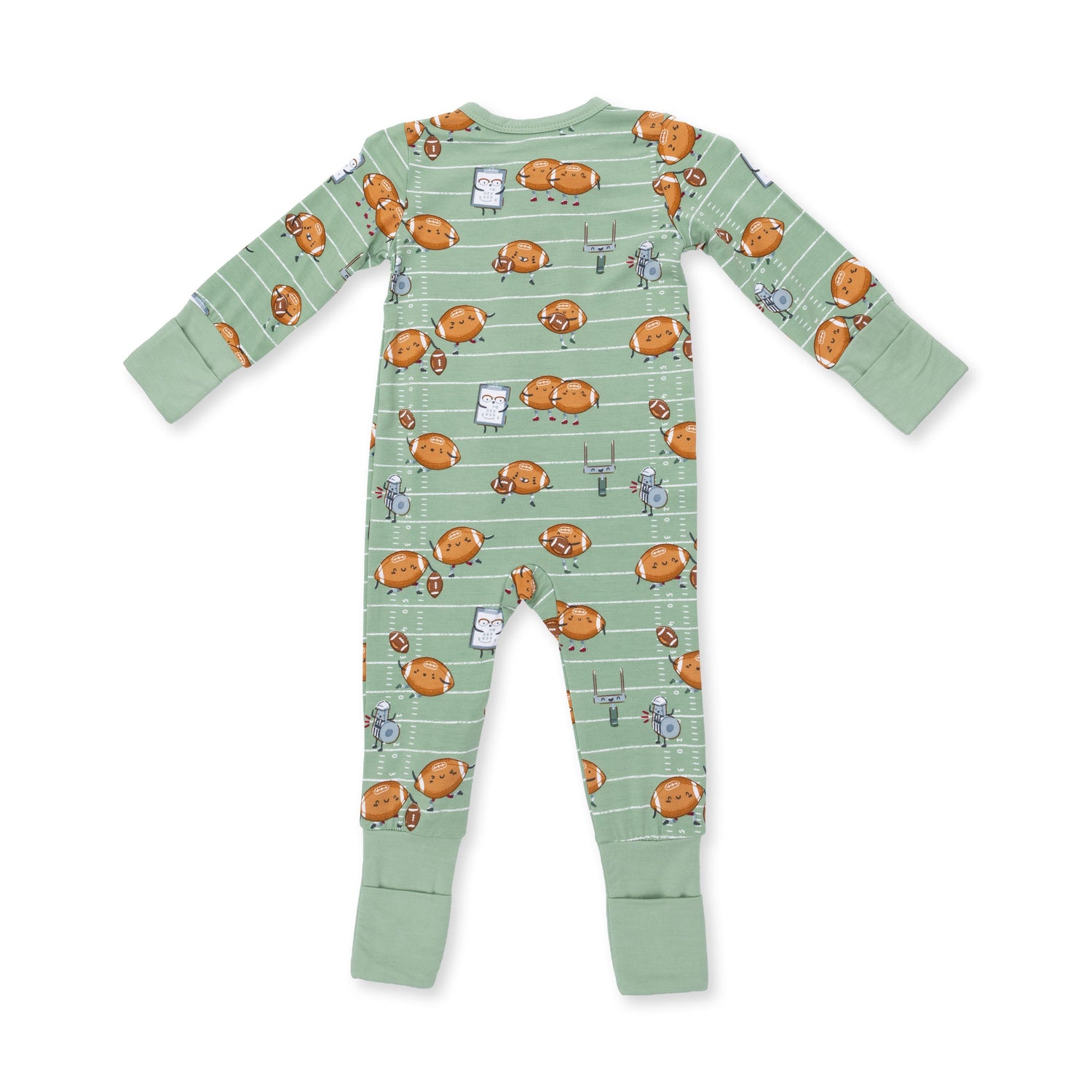 Footballs Playing Football - Convertible Romper by Angel Dear (view 2 of 3)