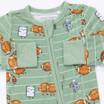Footballs Playing Football - Convertible Romper by Angel Dear (view 3 of 3)