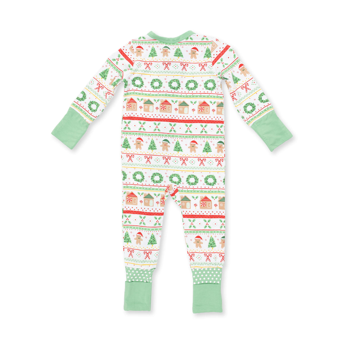 Gingerbread Fair Isle Uni - Convertible Romper by Angel Dear