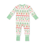 Gingerbread Fair Isle Uni - Convertible Romper by Angel Dear