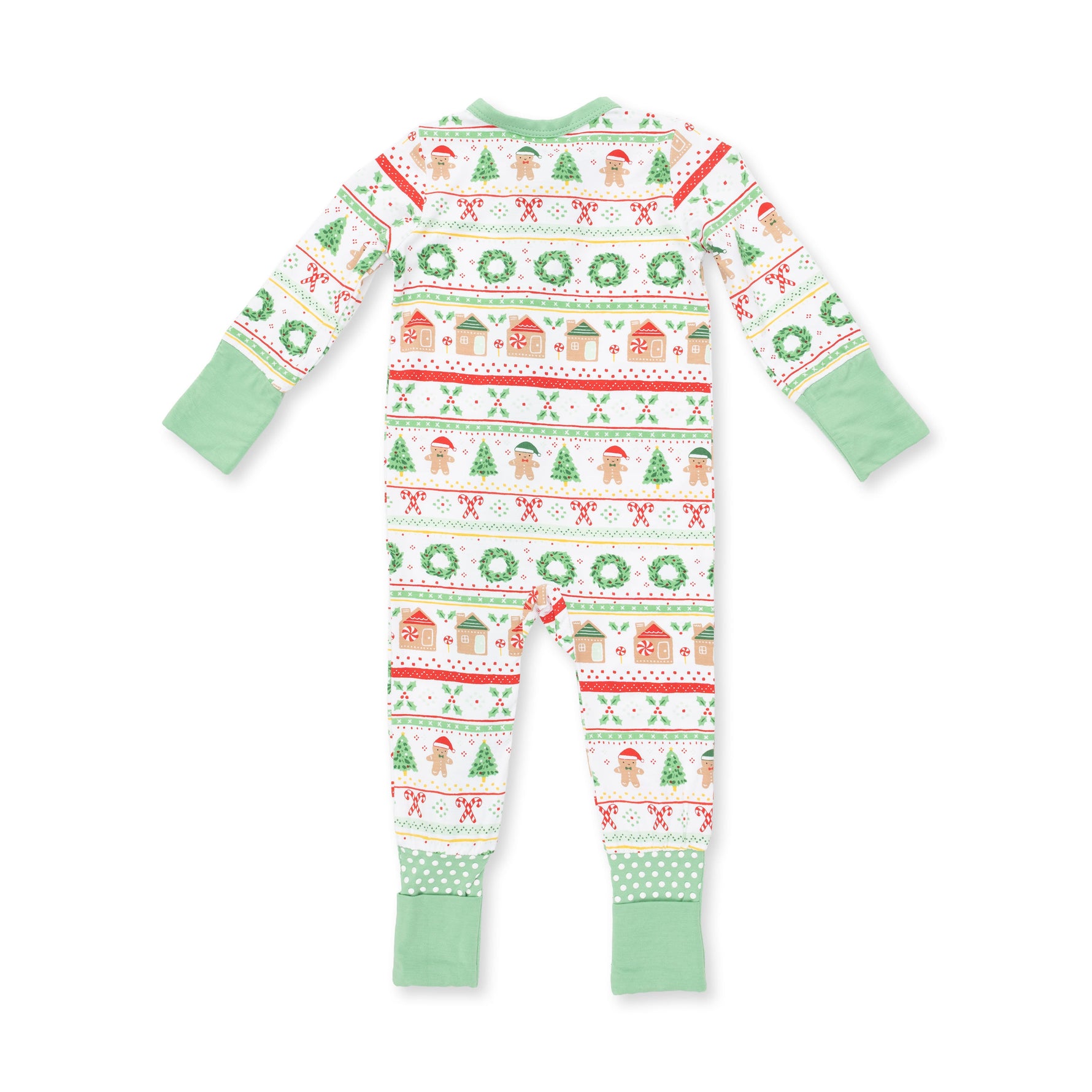 Gingerbread Fair Isle Uni - Convertible Romper by Angel Dear