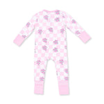 Heart Tattoo Check Pink - Convertible Romper by Angel Dear