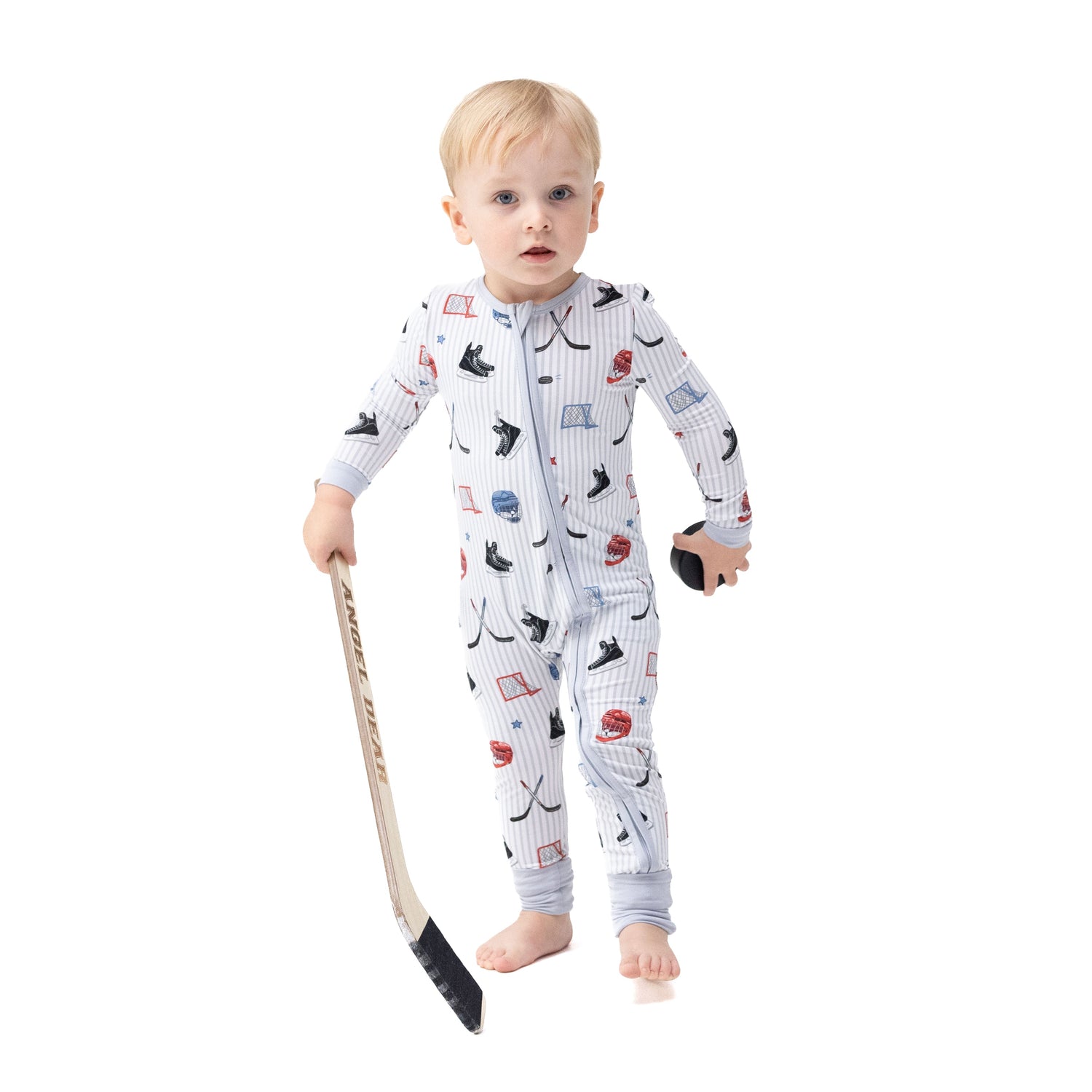 Hockey Stripe - Convertible Romper by Angel Dear (view 1 of 4)