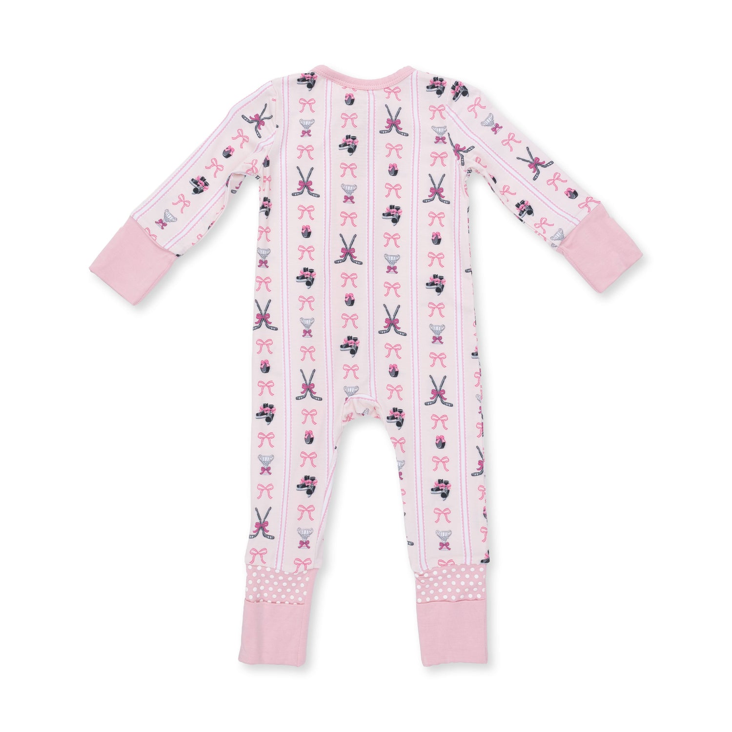 Megan's Bowtiful Hockey Stripe - Convertible Romper