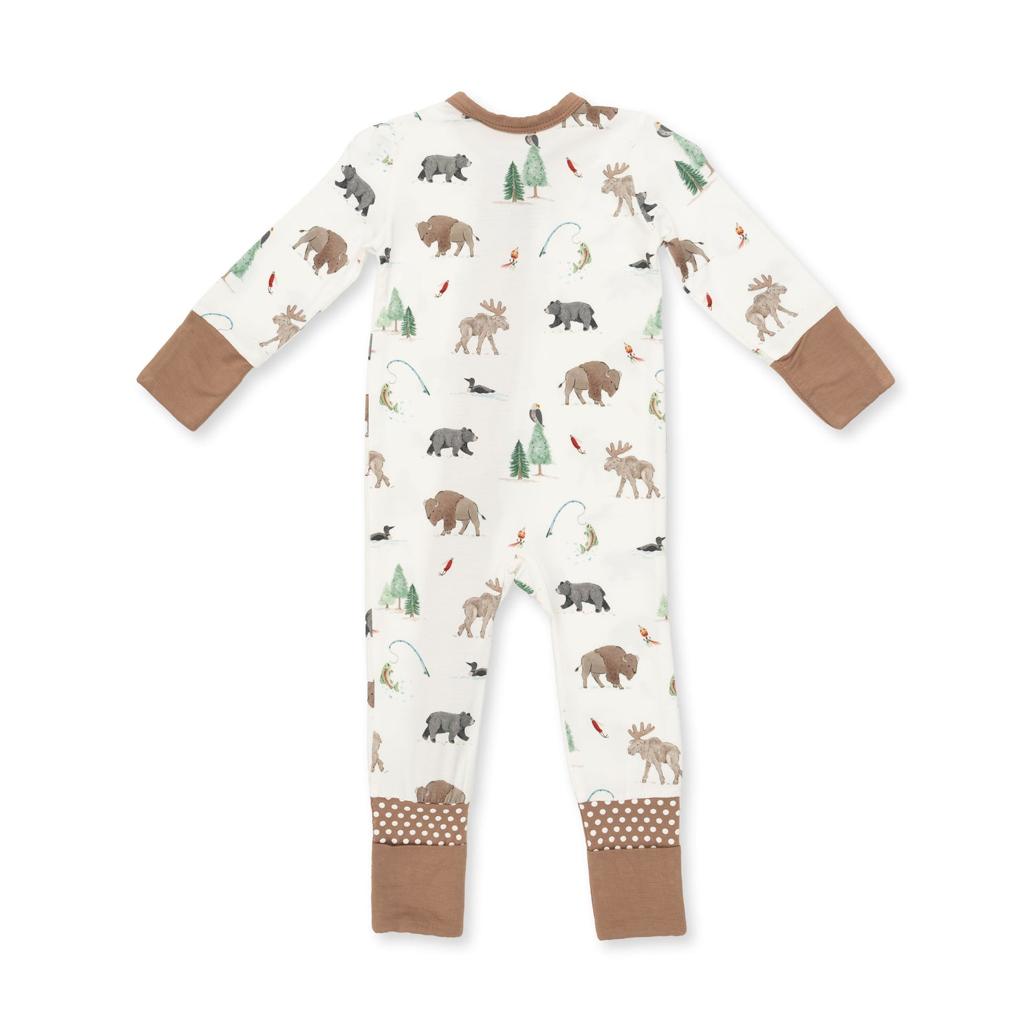 Northern Woodland Animals - Convertible Romper by Angel Dear (view 2 of 3)