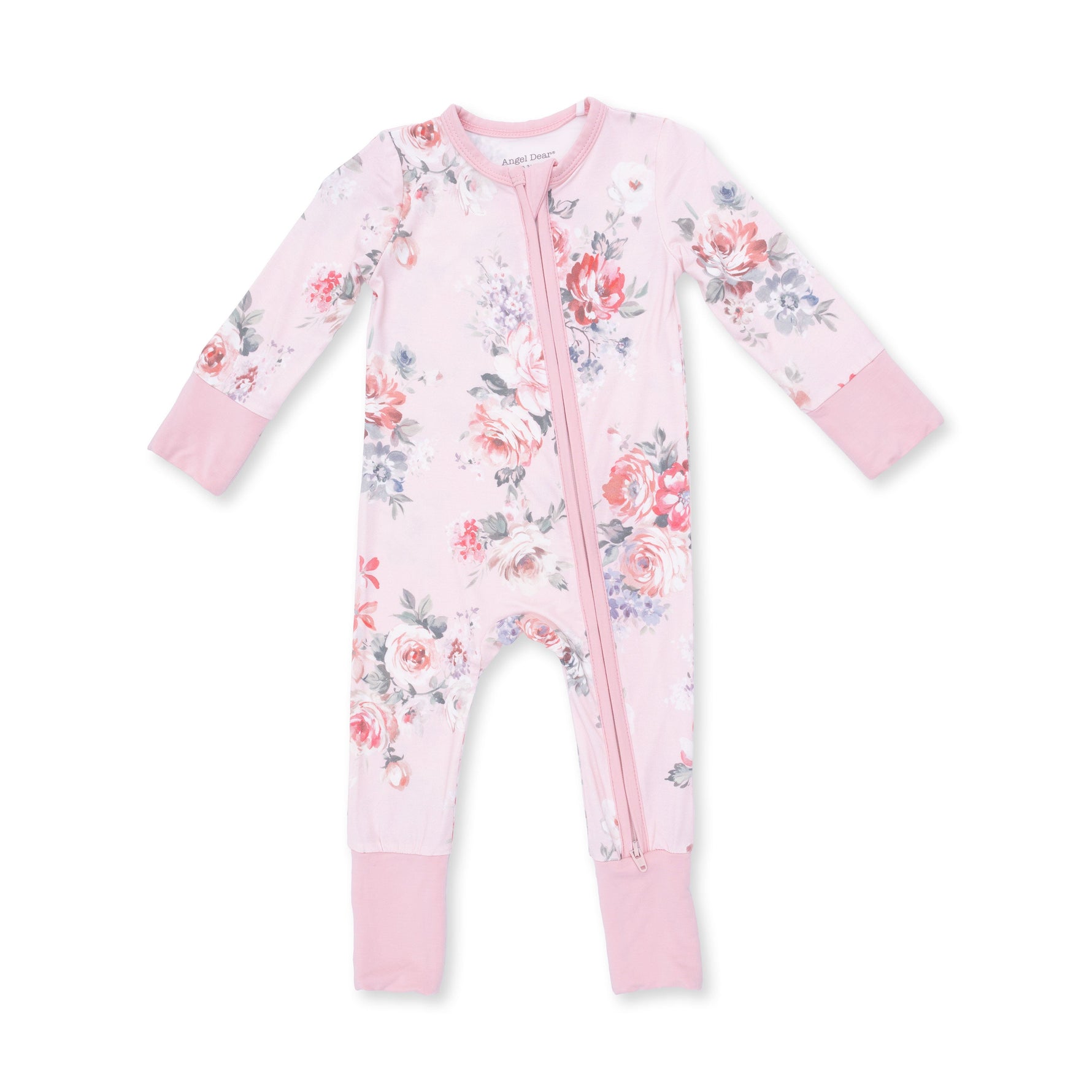 Painterly Rose Bouquets - Convertible Romper by Angel Dear (view 2 of 4)