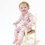 Painterly Rose Bouquets - Convertible Romper by Angel Dear