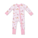 Princess Unicorns and Castle - Convertible Romper by Angel Dear (view 2 of 4)