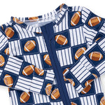 Football Patchwork - Convertible Romper by Angel Dear (view 4 of 4)