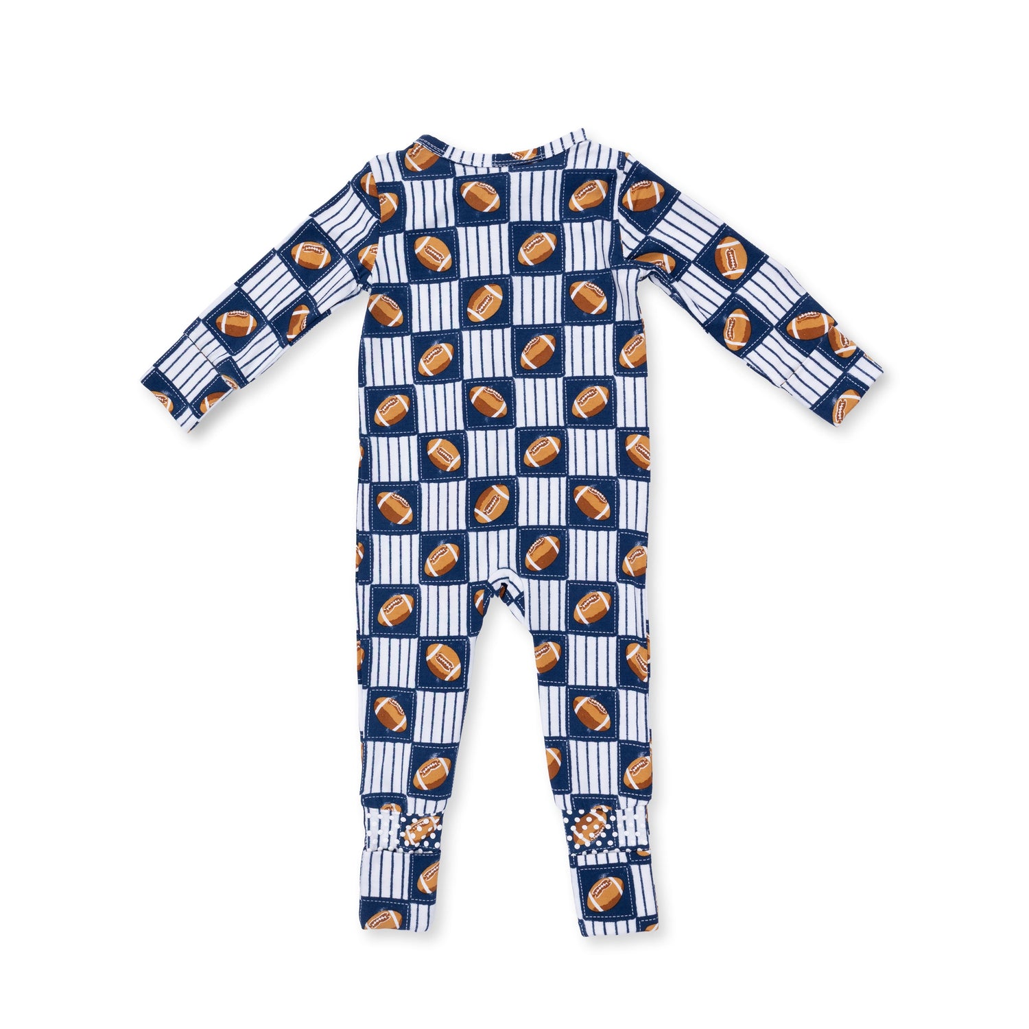 Football Patchwork - Convertible Romper