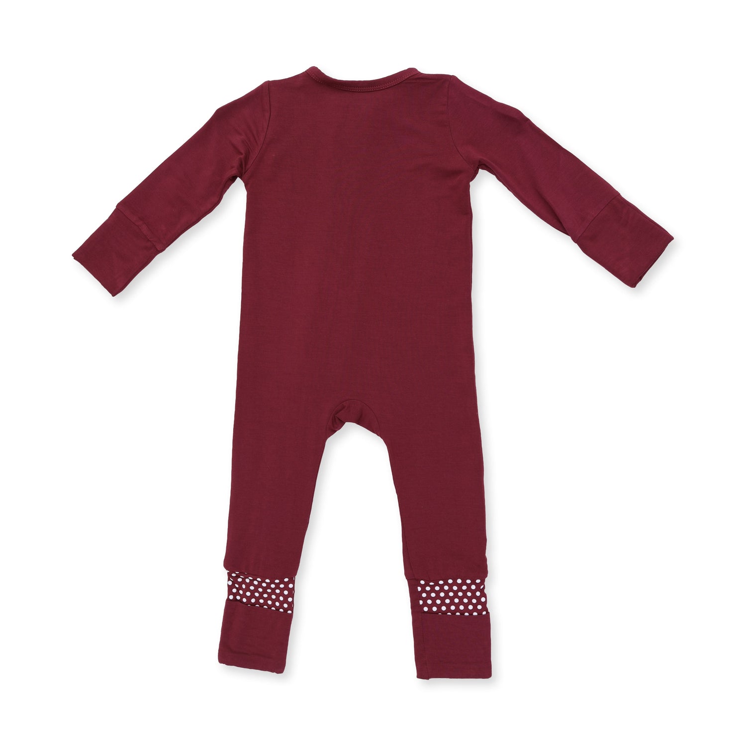 Solid Oxblood Red - Convertible Romper by Angel Dear (view 2 of 3)
