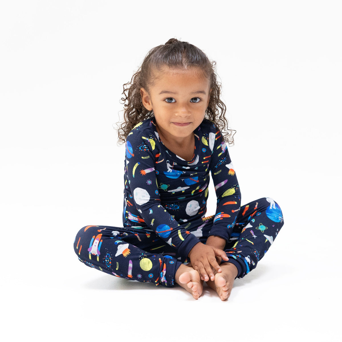 Bamboo Viscose Convertible Romper - Astronaut and Rockets by Angel Dear