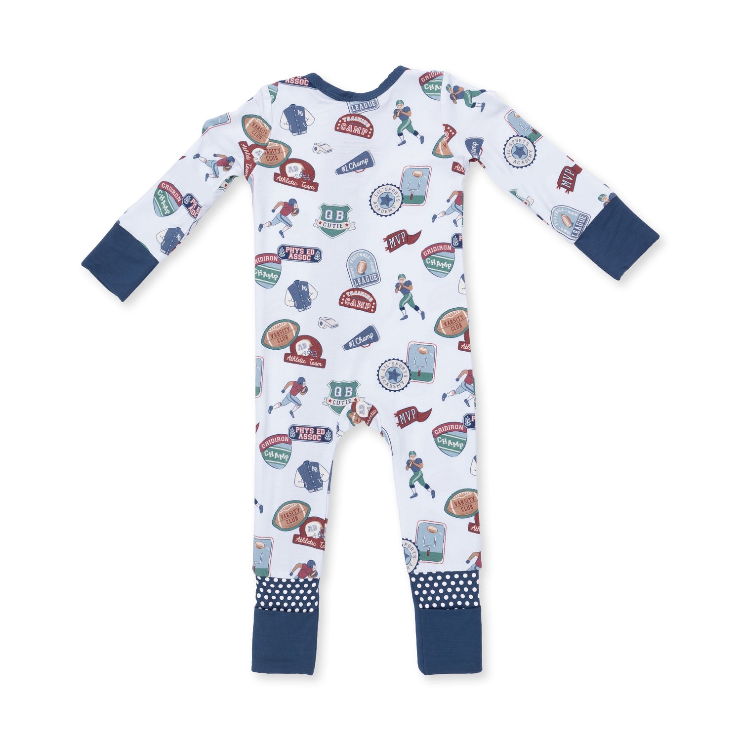 Football Patches - Convertible Romper