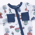 Football Patches - Convertible Romper by Angel Dear (view 4 of 4)