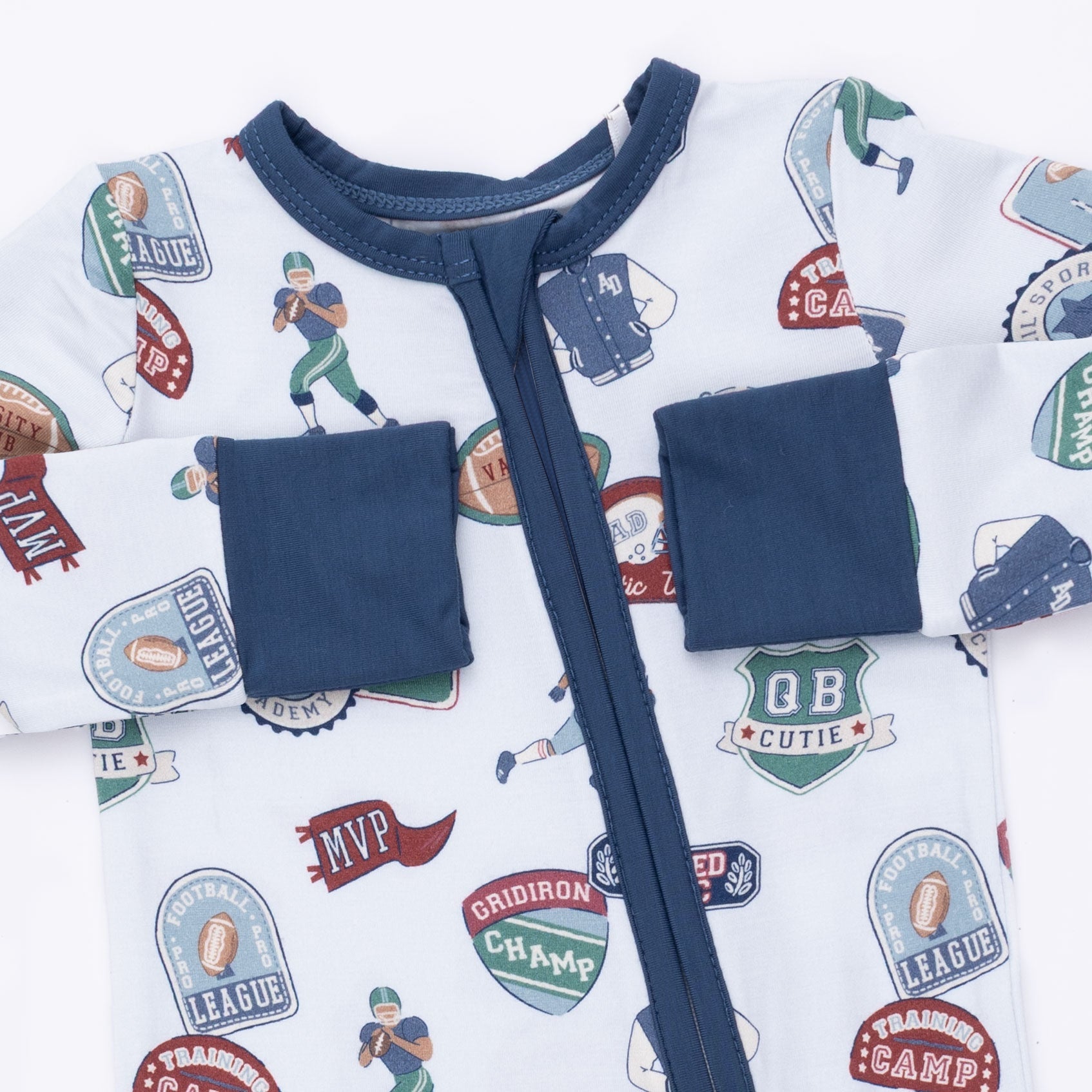 Football Patches - Convertible Romper by Angel Dear (view 4 of 4)