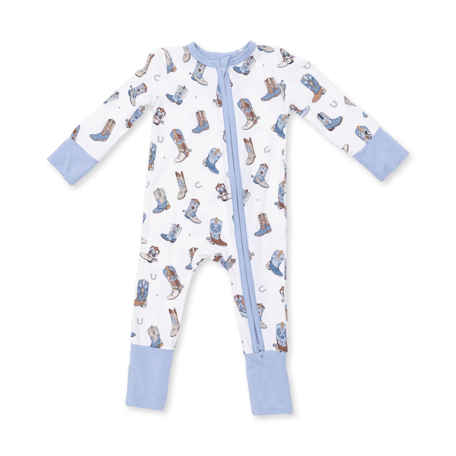 Bamboo Convertible Romper - Buckaroo Boots by Angel Dear (view 2 of 4)
