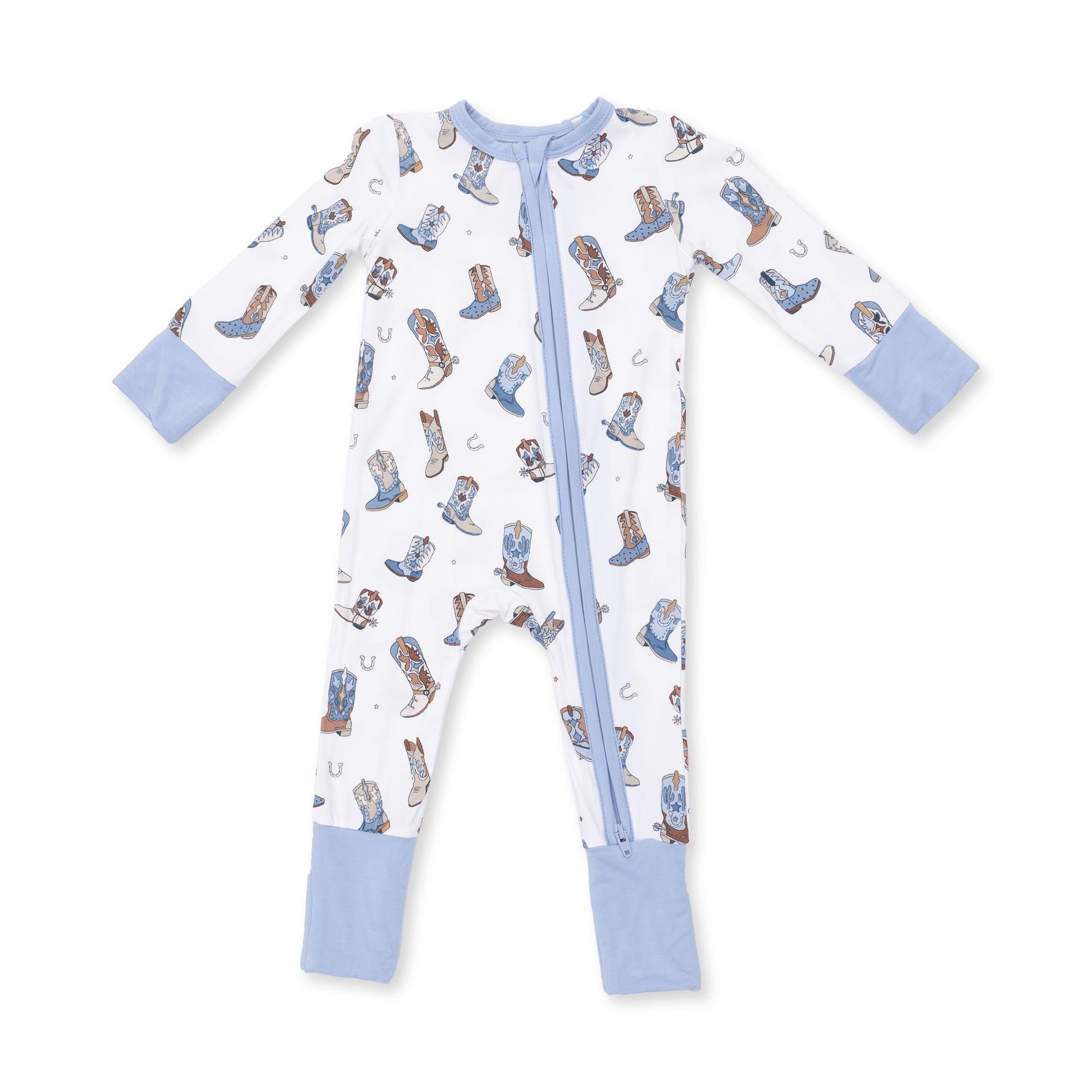 Bamboo Convertible Romper - Buckaroo Boots by Angel Dear (view 2 of 4)