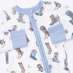 Bamboo Convertible Romper - Buckaroo Boots by Angel Dear (view 4 of 4)