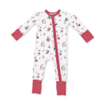 Winter Sports Dogs Pink - Convertible Romper by Angel Dear (view 2 of 4)