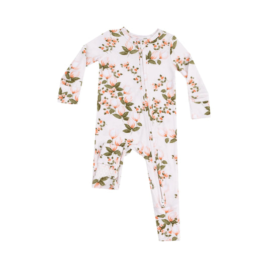 2 Way Zipper Romper Floating Magnolia for Babies by Angel Dear.