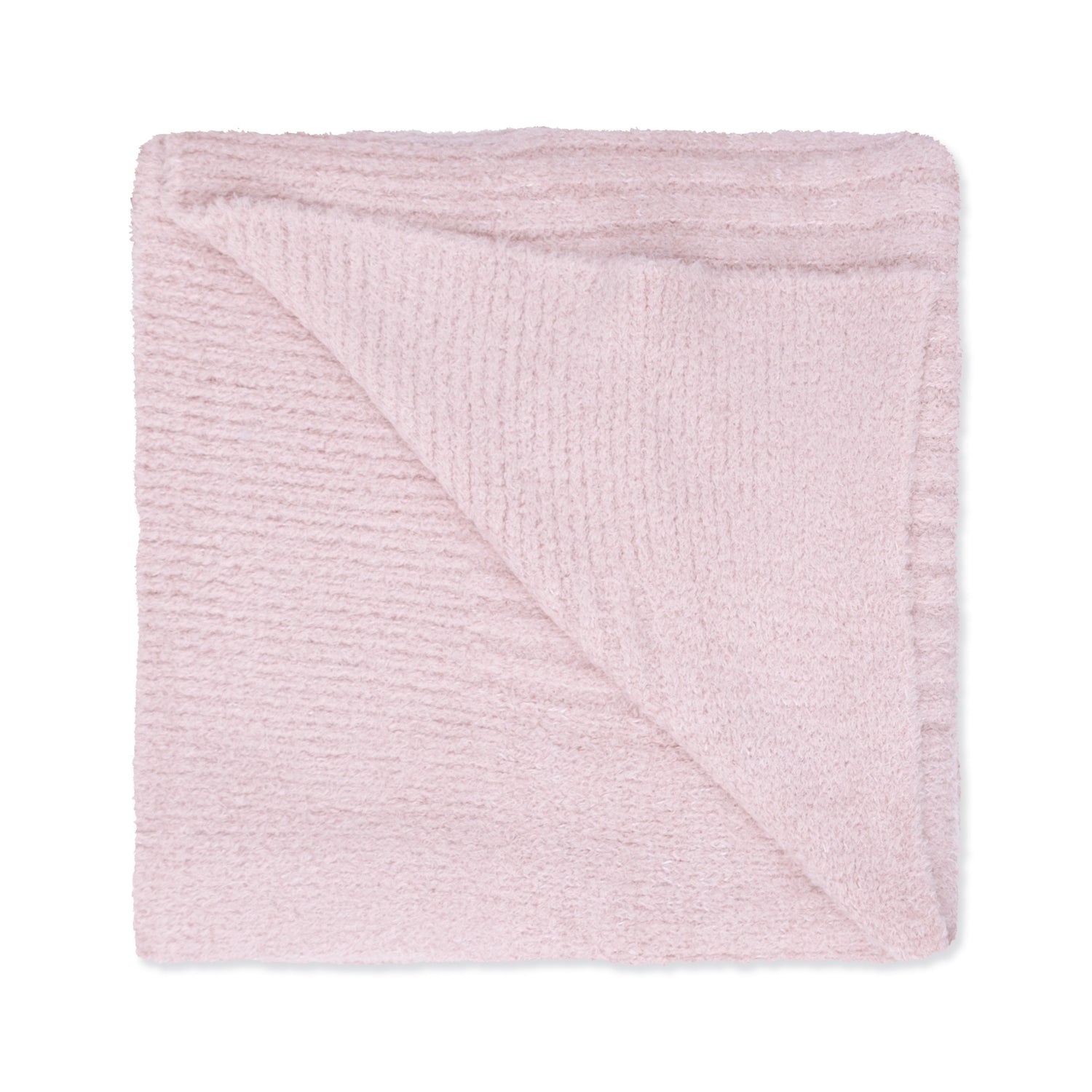 Plush Chenille Baby Blanket for Cuddles - Blush