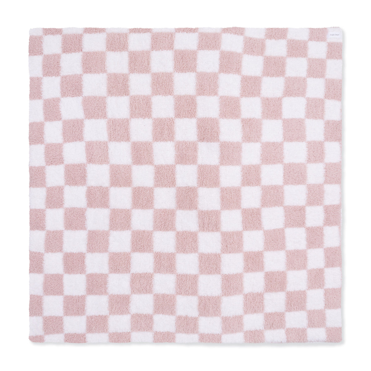 Plush Chenille Baby Blanket - Checkerboard by Angel Dear (view 2 of 4)